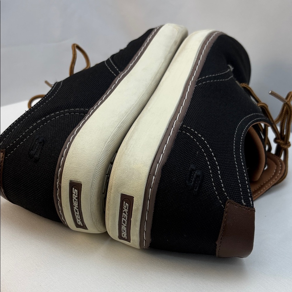 Skechers Palen-Gabon Men’s Sz10 Black Relaxed Fit Memory Foam Casual Shoes - Picture 6 of 11
